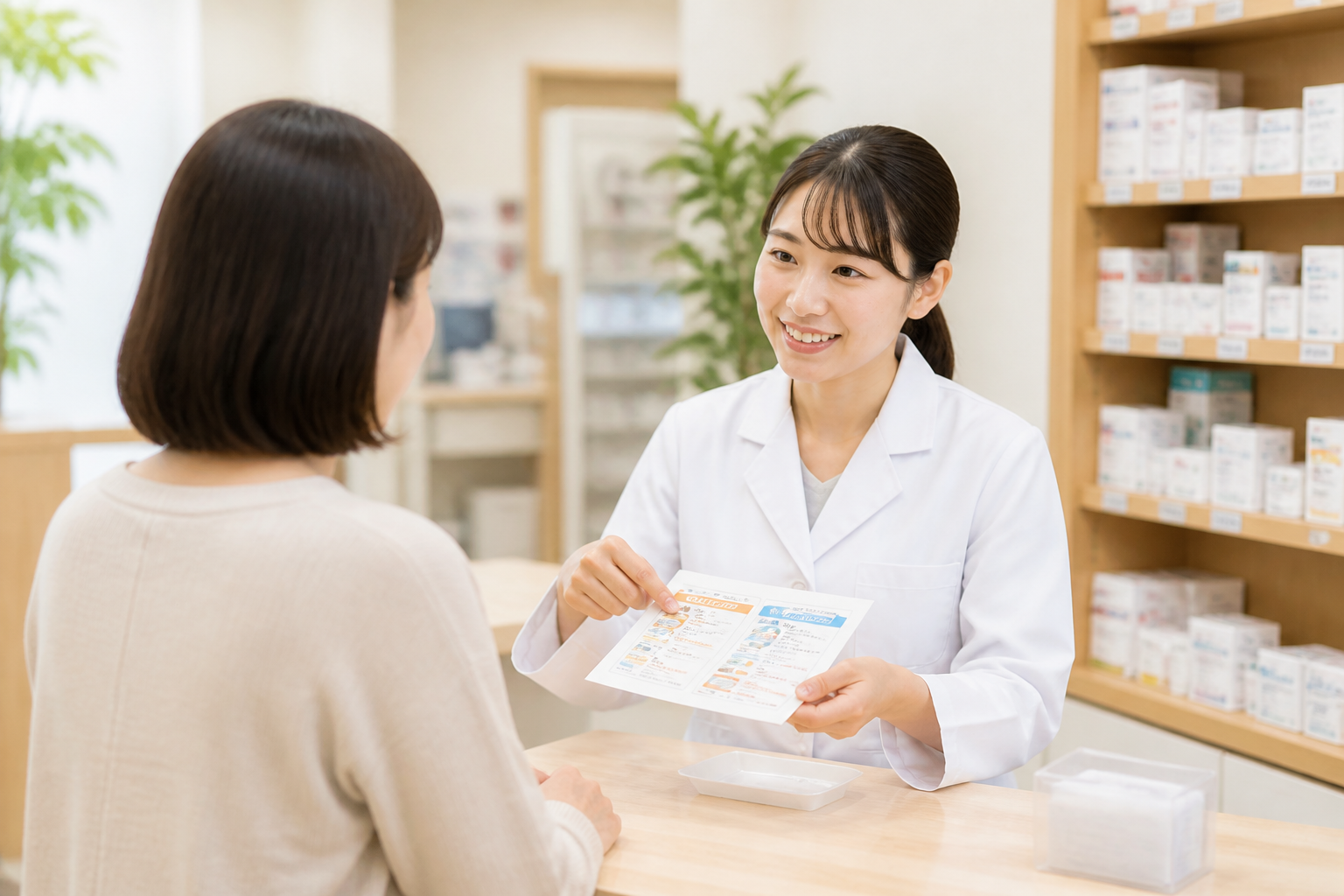 こもれび薬局の雰囲気を伝えるビジュアル